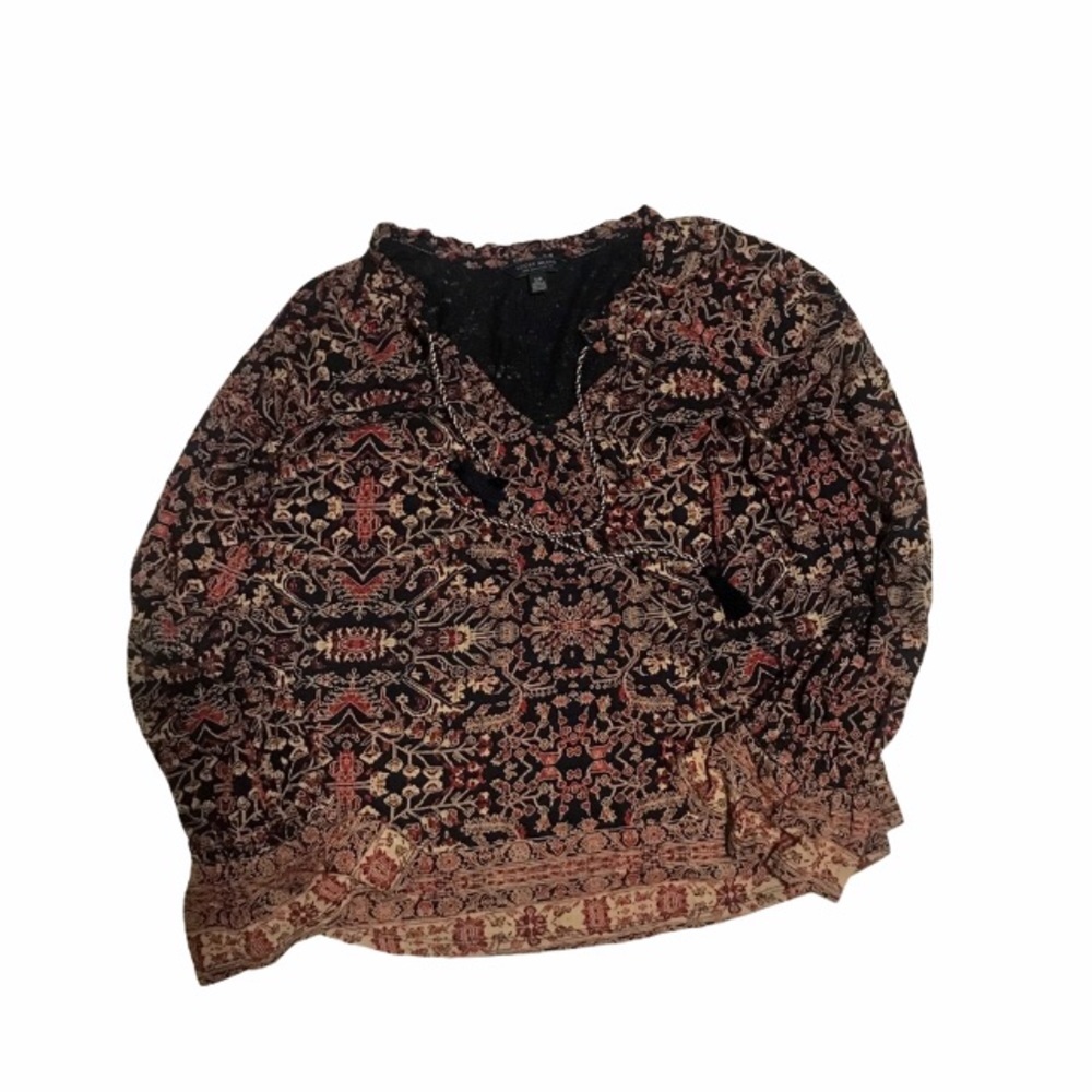 LuckyBrand floral shirt small